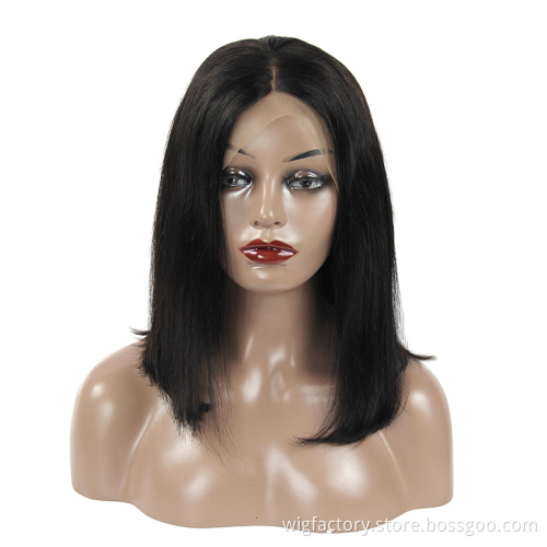 new arrive 13x4 lace brazilian hair wigs, straight human hair bob wig, trade assurance accepted to deal